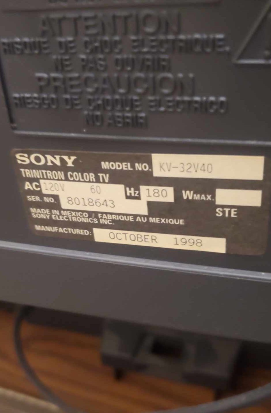 Sony 32V40