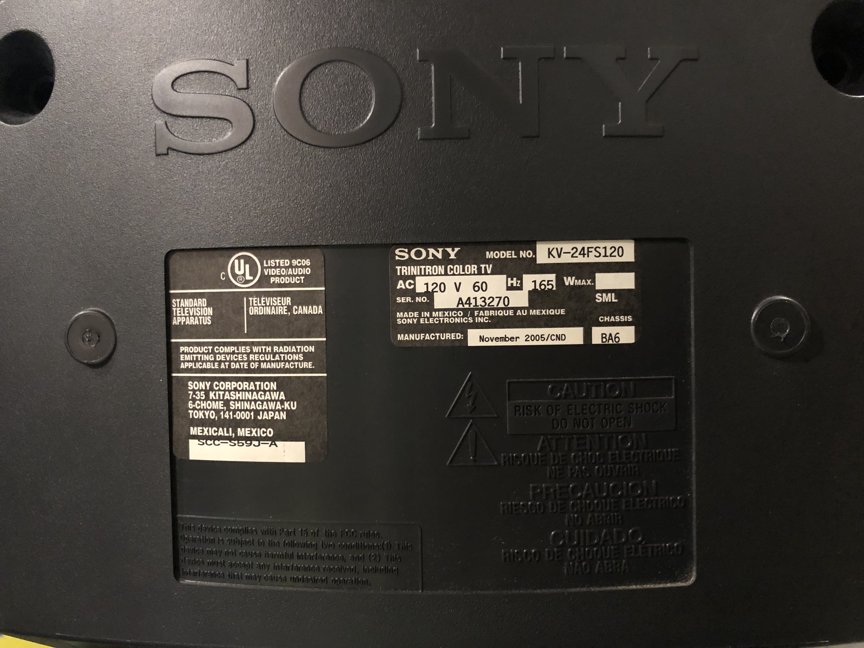 Sony KV-24S120