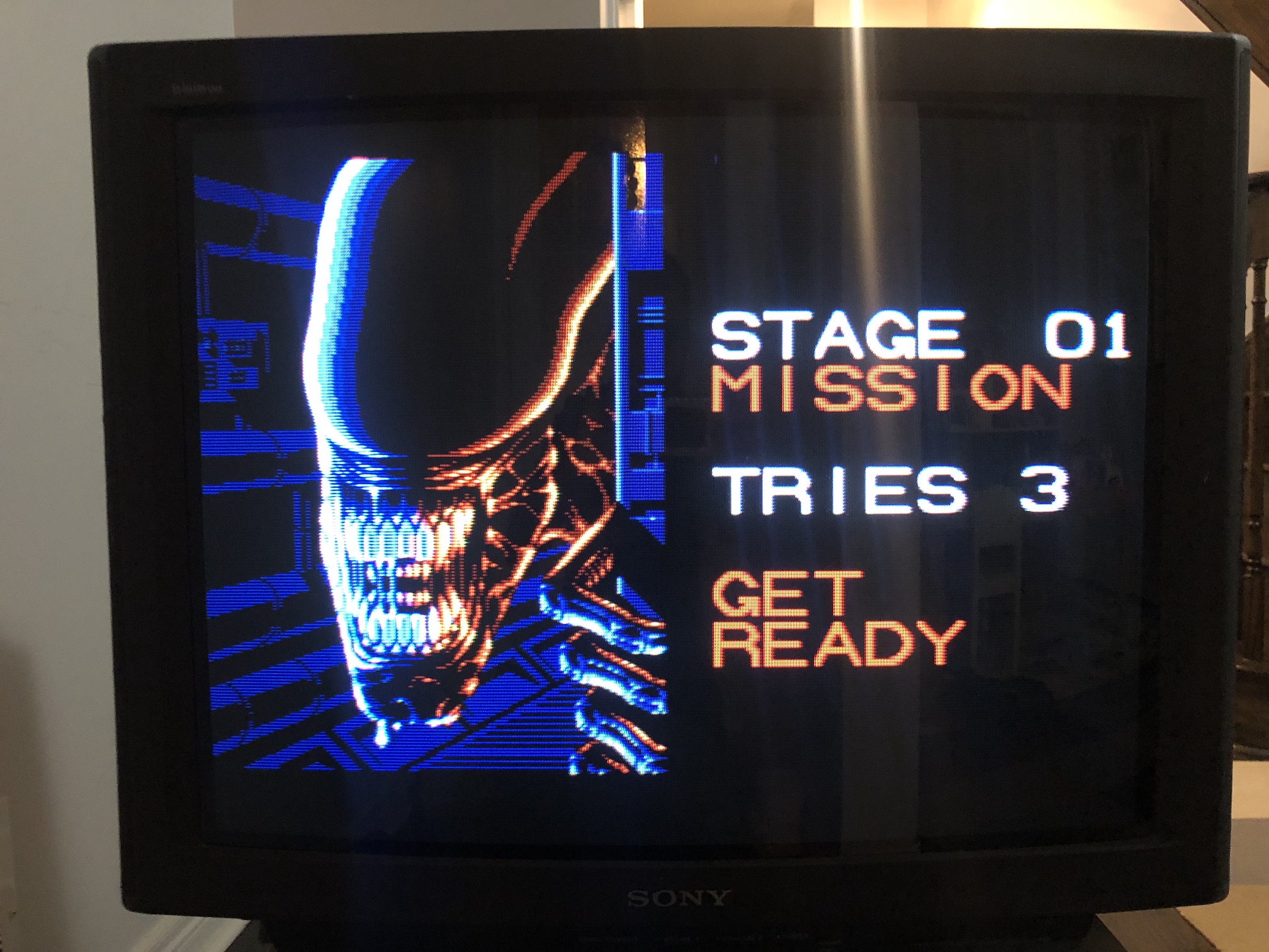 Sony KV-27V55 Sega Genesis - Alien