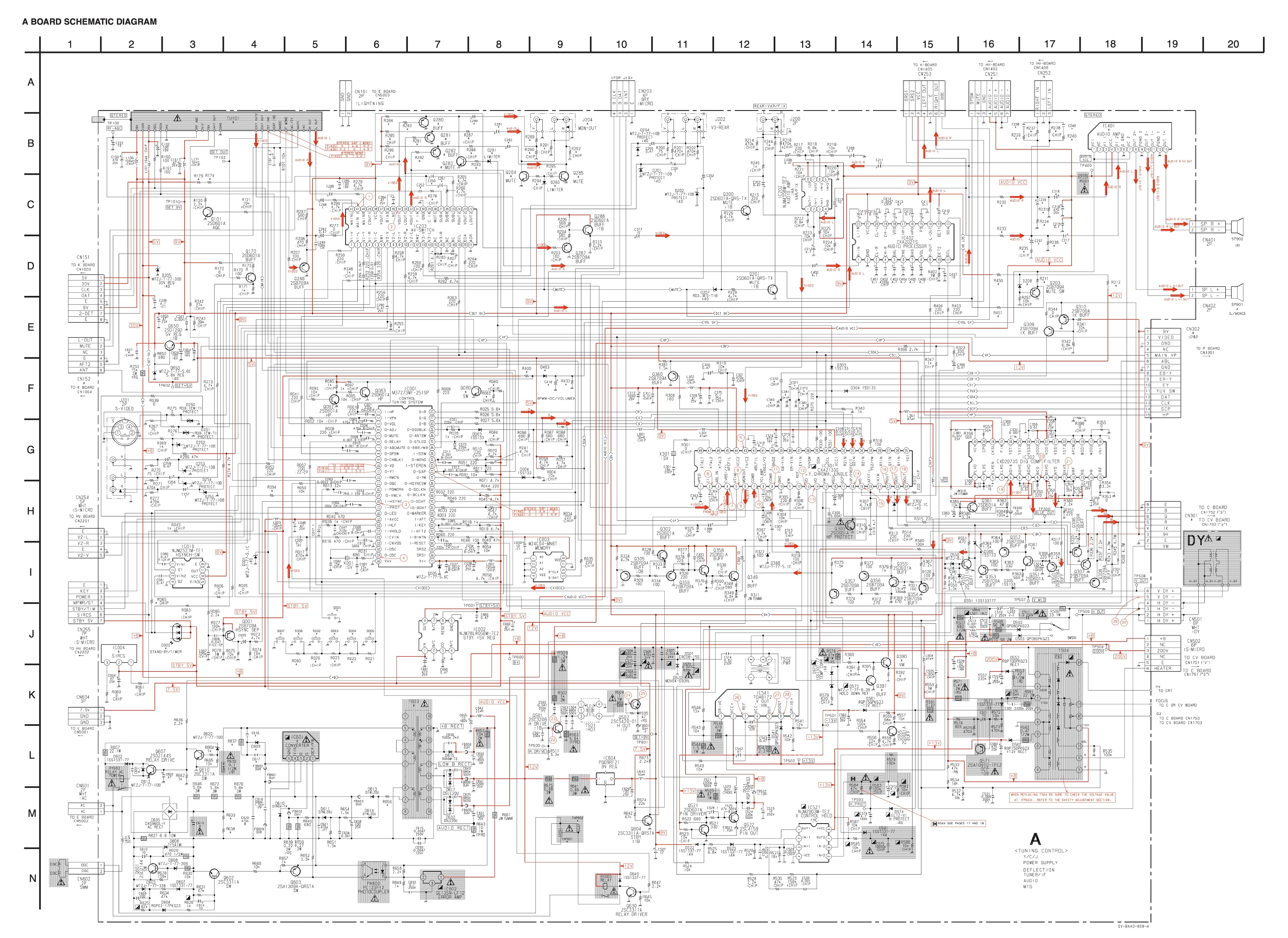 Sony KV-27V42 BA-4D schematics